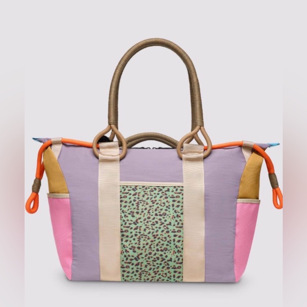 NWT Flower Mountain WEEKEND BAG Handbag - Lilac-Pink - Picture 4 of 6